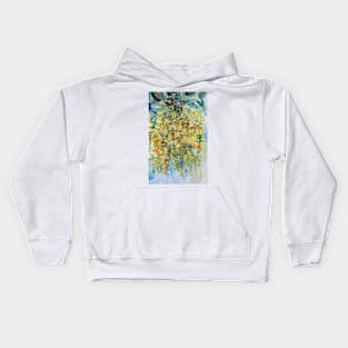 Yellow acacia Kids Hoodie